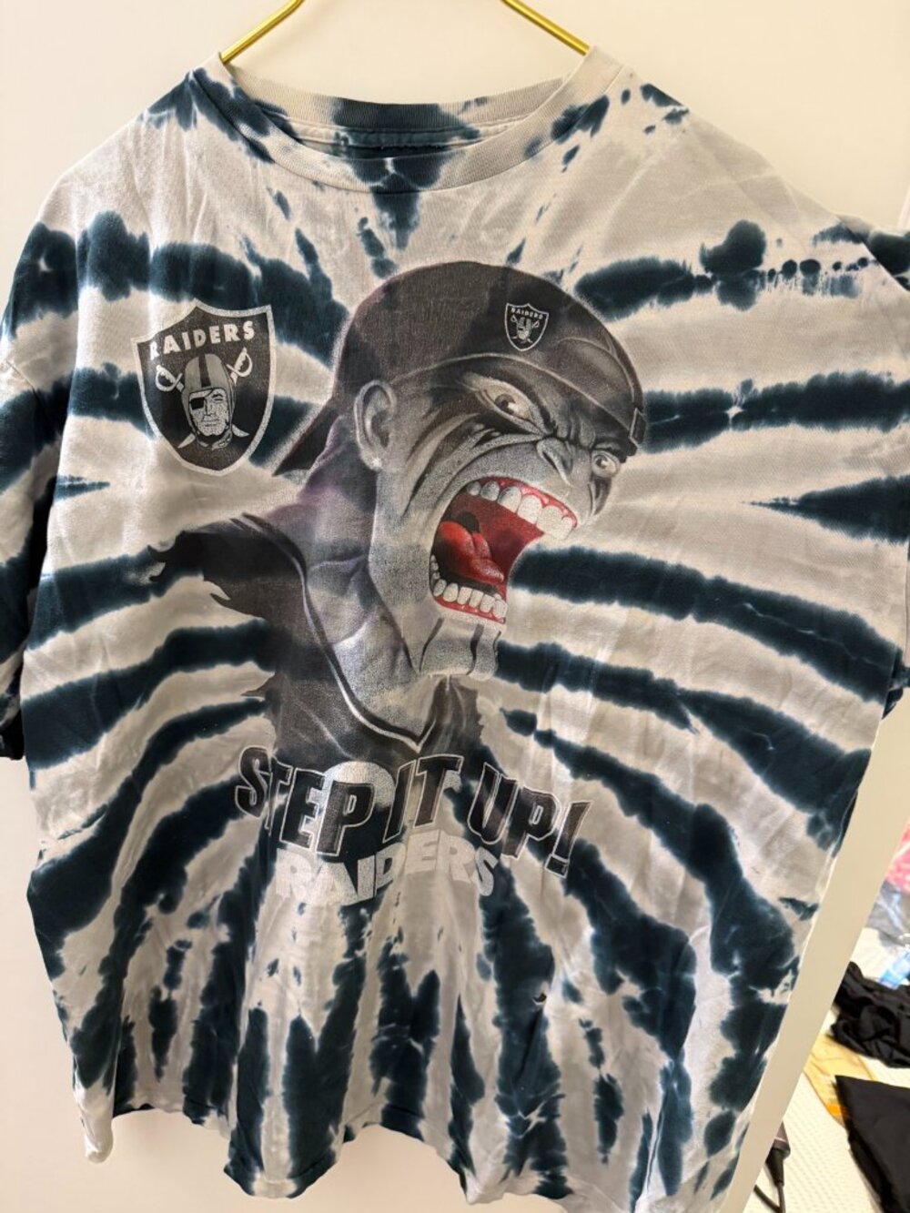 Vintage Raiders Tie-Dye T-Shirt